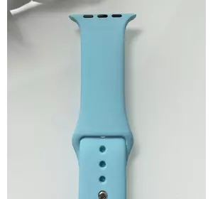 Силиконовый ремешок для умных часов Smart Watch 42/44 (Голубой)