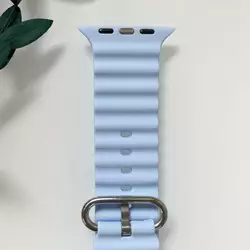 Силиконовый ремешок для Smart Watch Ocean Band 42/44/45/49 (Голубой)