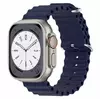 Силіконовий ремінець для Smart Watch Ocean Band 42/44/45/49 (Темно-синій)
