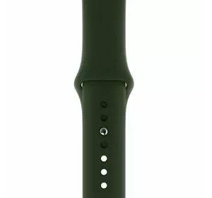Силіконовий ремінець для розумного годинника Smart Watch 38/40 (Темно-зелений)