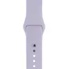 Силіконовий ремінець для розумного годинника Smart Watch 38/40 (Сіро-бузковий)