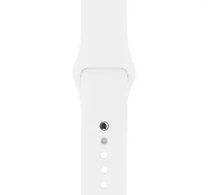 Силіконовий ремінець для розумного годинника Smart Watch 38/40 (Білий)