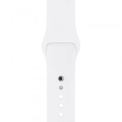 Силіконовий ремінець для розумного годинника Smart Watch 42/44 (Білий)