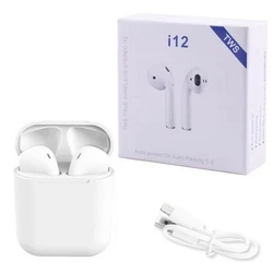 Бездротові навушники TWS i12 (Білий)