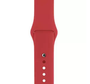 Силіконовий ремінець для розумного годинника Smart Watch 38/40 (Червоний)