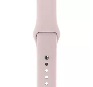 Силіконовий ремінець для розумного годинника Smart Watch 38/40 (Пудра)