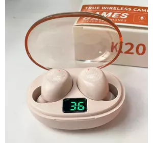 Беспроводные наушники Earbuds К20 (Розовый)