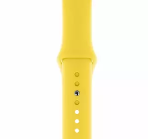 Силіконовий ремінець для розумного годинника Smart Watch 42/44 (Жовтий)