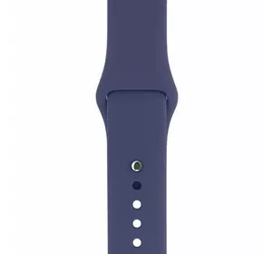Силіконовий ремінець для розумного годинника Smart Watch 38/40 (Темно-синій)