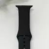 Силиконовый ремешок для умных часов Smart Watch 42/44 (Черный)