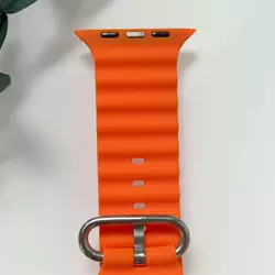 Силиконовый ремешок для Smart Watch Ocean Band 42/44/45/49 (Оранжевый)