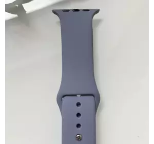 Силиконовый ремешок для умных часов Smart Watch 38/40 (Серо-сиреневый)