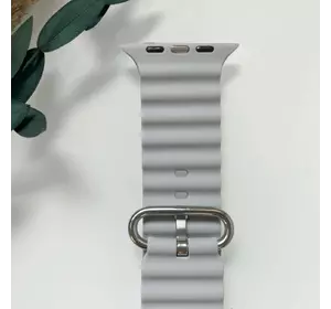 Силиконовый ремешок для Smart Watch Ocean Band 42/44/45/49 (Серый)