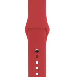 Силіконовий ремінець для розумного годинника Smart Watch 42/44 (Червоний)
