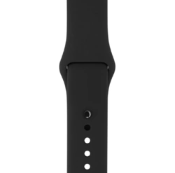 Силіконовий ремінець для розумного годинника Smart Watch 38/40 (Чорний)