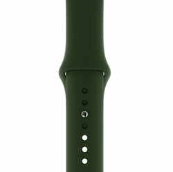 Силіконовий ремінець для розумного годинника Smart Watch 42/44 (Темно-зелений)