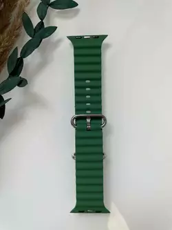 Силіконовий ремінець для Smart Watch Ocean Band 42/44/45/49 (Темно-зелений)