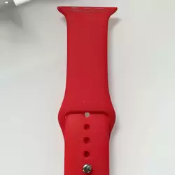 Силиконовый ремешок для умных часов Smart Watch 42/44 (Красный)
