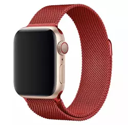 Ремешок для умных часов Smart Watch 42/44 Миланская петля (Красный)