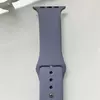 Силиконовый ремешок для умных часов Smart Watch 42/44 (Серо-сиреневый)