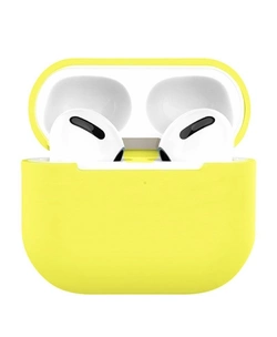 Силіконовий чохол для навушників Airpods 3 (Жовтий)