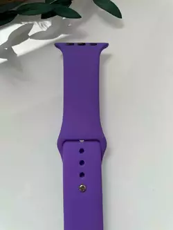 Силіконовий ремінець для розумного годинника Smart Watch 38/40 (Фіолетовий)