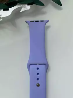 Силіконовий ремінець для розумного годинника Smart Watch 38/40 (Бузковий)