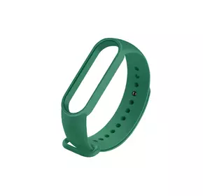 Силиконовый ремешок для фитнес-браслета Mi band M6/7/8 (Зеленый)