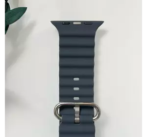 Силиконовый ремешок для Smart Watch Ocean Band 42/44/45/49 (Темно-серый)