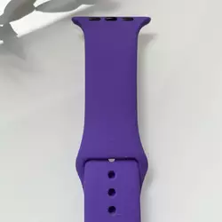 Силіконовий ремінець для розумного годинника Smart Watch 42/44 (Фіолетовий)