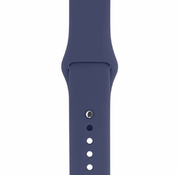 Силіконовий ремінець для розумного годинника Smart Watch 42/44 (Темно-синій)