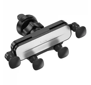 Car Holder — Hoco CA102 Manner gravity linkage — black silver