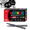 Акрилові маркери GuangNa Brush GN-8101 з м’яким пензликом 12 шт. Акрилові маркери GuangNa Brush GN-8101 з м’яким пензликом 12 шт.