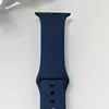Силиконовый ремешок для умных часов Smart Watch 38/40 (Темно-синий)