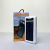 Power Bank Solar з кабелем USB+Micro+Type-C+Lightning (10000mAh) Білий Power Bank Solar з кабелем USB+Micro+Type-C+Lightning (10000mAh) Білий