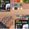 Двосторонні акрилові маркери Acrylic Painter CH-1011 12 шт. Двосторонні акрилові маркери Acrylic Painter CH-1011 12 шт.