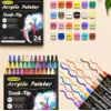 Двусторонние акриловые маркеры Acrylic Painter CH-1011 36 шт. Двусторонние акриловые маркеры Acrylic Painter CH-1011 36 шт.