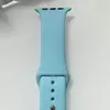 Силиконовый ремешок для умных часов Smart Watch 38/40 (Голубой)