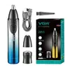 Триммер 2в1 VGR V-619 и шейвер для носа, ушей с 2 насадками (Голубой) Триммер 2в1 VGR V-619 и шейвер для носа, ушей с 2 насадками (Голубой)