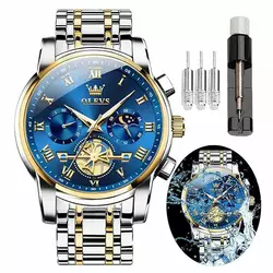 Часы наручные Olevs 2859 Blue Accents Часы наручные Olevs 2859 Blue Accents