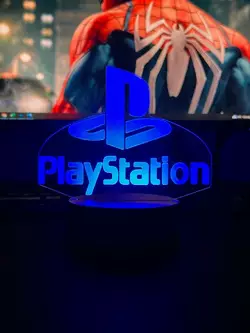 Світильник настільний RGB 3D + пульт (PlayStation) Lux Світильник настільний RGB 3D + пульт (PlayStation) Lux