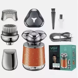 Электробритва 3в1 VGR V-391 с 3 насадками LED (Оранжевый) Электробритва 3в1 VGR V-391 с 3 насадками LED (Оранжевый)