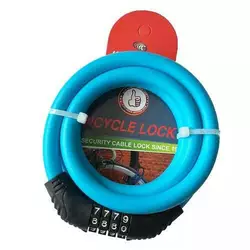 Кодовий велосипедний замок 2809 (12*120 трос) Кодовий велосипедний замок 2809 (12*120 трос)