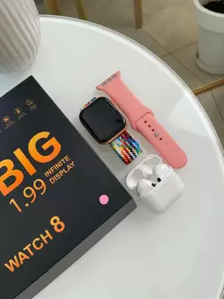 Комплект Infinity (Watch 8 + Pro 4) Рожевий