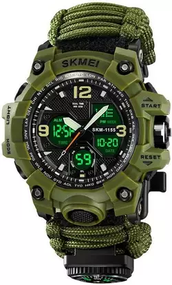 Часы наручные Skmei 1155BNAG Army Green Часы наручные Skmei 1155BNAG Army Green