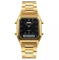 Годинник наручний Skmei 1220GDBK Gold Black Годинник наручний Skmei 1220GDBK Gold Black
