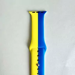 Силиконовый ремешок Watch 38/40 (Желто-голубой) Силиконовый ремешок Watch 38/40 (Желто-голубой)