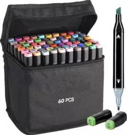 Скетч-маркери для малювання 60 шт. Скетч-маркери для малювання 60 шт.