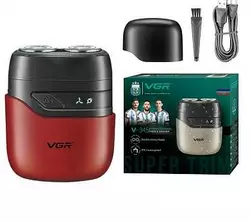 Электробритва роторная VGR V-345 (Красный) Электробритва роторная VGR V-345 (Красный)