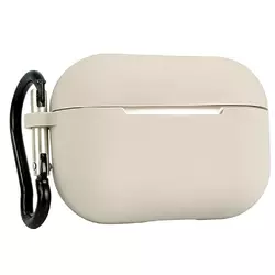 Чохол з карабіном для pods PRO (Бежевий) Чохол з карабіном для pods PRO (Бежевий)
